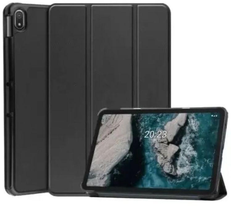 Leather Flip Case For Nokia Tab T20 - Black