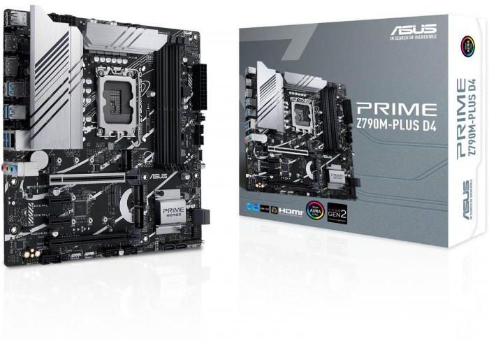 ASUS | Motherboard | Prime Z790M-Plus D4 mATX Intel Socket 1700 | 90MB1D20-M0EAY0