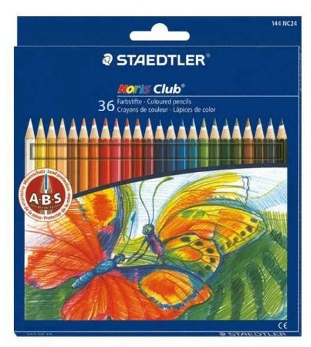 Staedtler 144 Noris Club Colouring Pencils, Assorted (Set of 36)