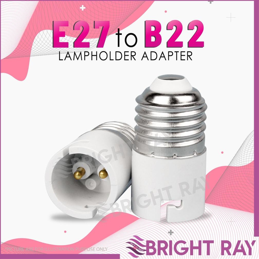 [1PC] E27 to B22 Lampholder Converter Lamp Light Socket Lamp Bulb Holder Adapter