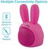 Apple iPad Pro Bluetooth Speaker, Mini Bluetooth V4.1 Cute Animal Wireless Speaker with Built-in Microphones and 3W Powerful Rich Sound for Tablets, Promate Bunny Pink