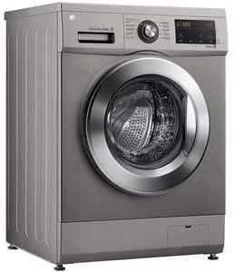 LG 2023 9kg Front Load Washing Machine, Silver