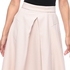 Closet London Pink Polyester A Line Skirt For Women