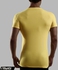 Shots Solid Rounded Neck T-Shirt - Yellow