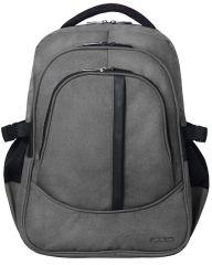L'AVVENTO Discovery Backpack fit with Laptops up to 15.6", Material Nylon +PU - Gray