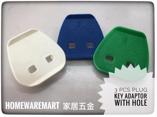 Homewaremart Plug key Adaptor with Hole (3 Colors)
