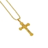 Generic Cross Pendant Necklace 18K Gold-plated Necklace Charm Men's Fashion Choices