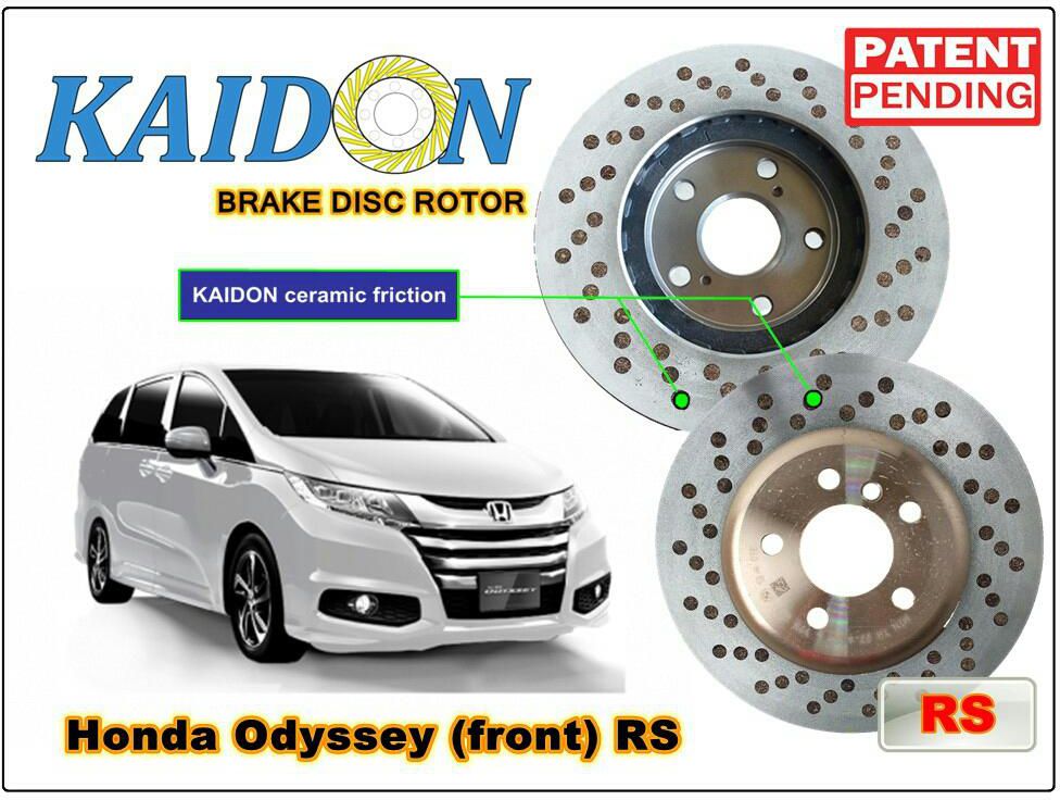 Kaidon-Brake Honda Odyssey Disc Brake Rotor (Front) type "RS" spec