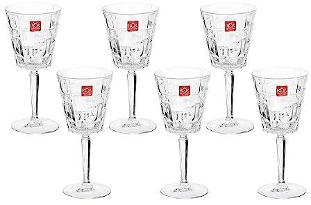 RCR Etna Crystal Goblet Set of 6 Pieces 280ml - Transparent