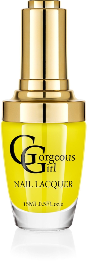 Gorgeous Girl, Canary yellow, Glossy Nail Lacquer, 21