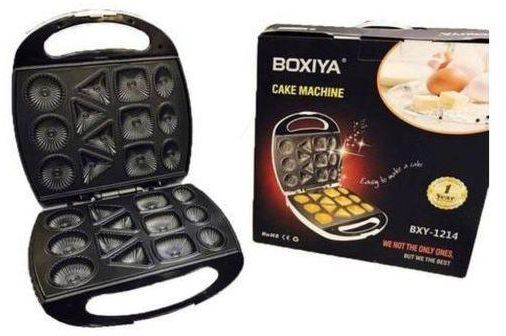 Boxiya Cake Machine - Full Automatic Double Electric Baking Pan Black