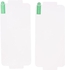Back and front gelatin screen protector for oppo f3, clear