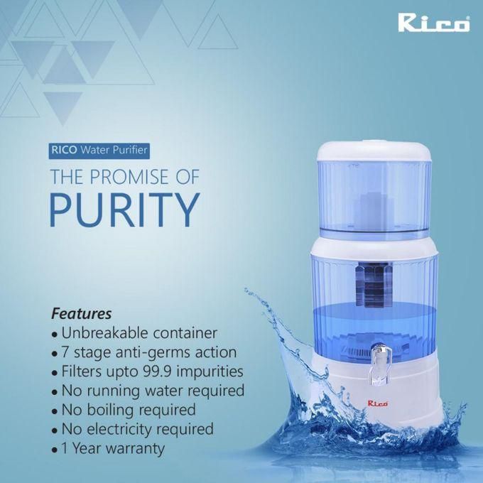 Rico Water Filter And Purifier - (20 Litres)