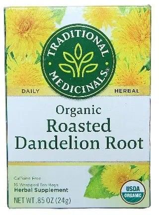 Traditional Medicinals Organic Roasted Dandelion Root Tea - 16 Tea Bags