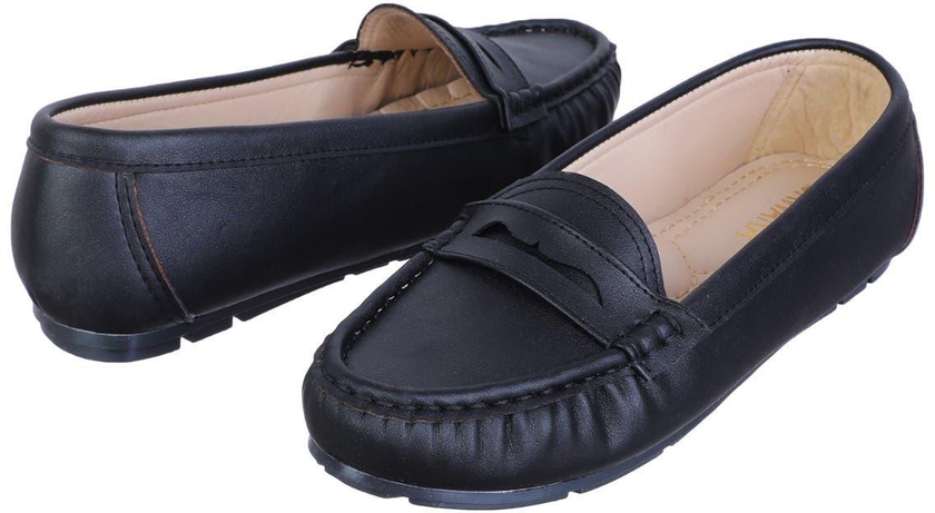 Get Al Dawara Leather Flat Shoes for Women with best offers | Raneen.com