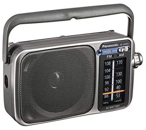 باناسونيك Rf-2400 Am/FM راديو، فضي/رمادي
