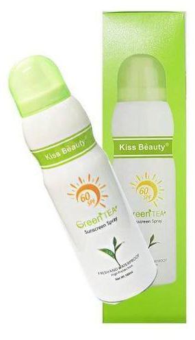 Kiss Beauty Green Tea Sunscreen Spray Spf 60, 180ml