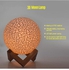 3D Printed USB Rechargeable Moon Lamp With Touch Control Multicolour 5.9inch