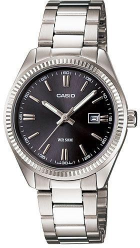 Watch for Women by Casio , Analog , Stainless Steel , Silver , LTP-1302D-1A1