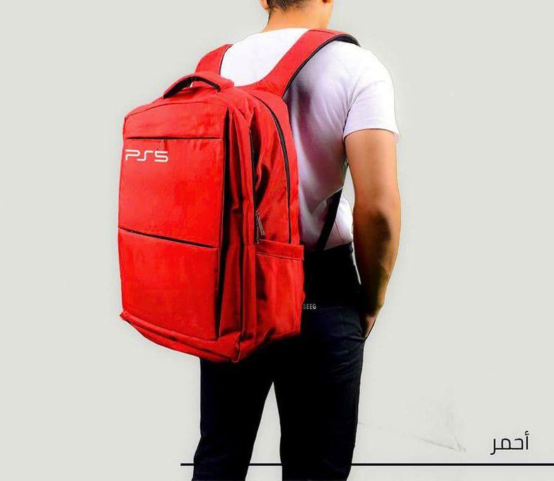 Playstation 5 Backpack Bag - Red