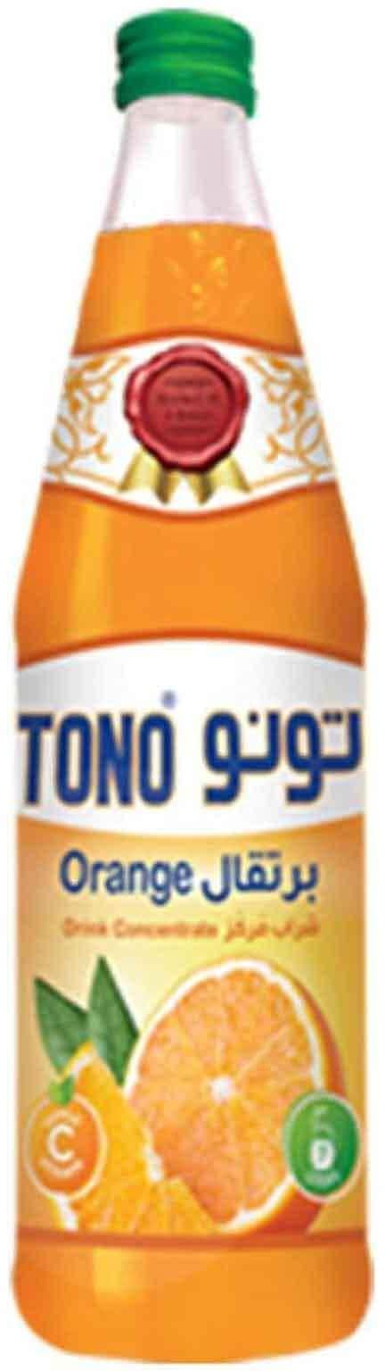 تونو شراب مركز بنكهة البرتقال، بدون سكر مضاف 710مل