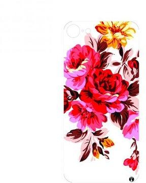 Printed Back Phone Sticker for iphone 7 Plus Colored Flowers