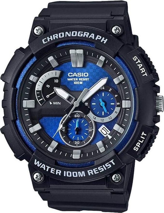 Casio Watch For Men Resin Analog Display Quartz Black MCW-200H-2A
