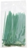 أربطة كابل بولي بروبيلين إيس (10.16 سم، 100 قطعة، أخضر)