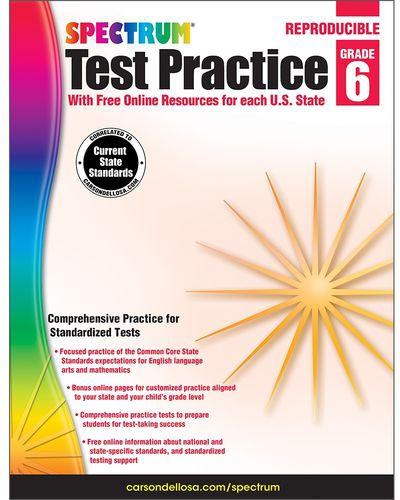 Generic Spectrum Test Practice – Grade 6