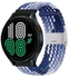 Adjustable Braided Solo Loop Band for Samsung Galaxy Watch4 40/44mm Blue