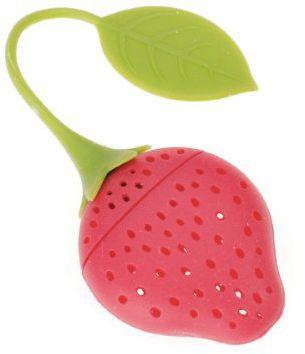 مصفاة السيلكون للشاي والاعشاب Silicone Strawberry Design Loose Tea Leaf Filter