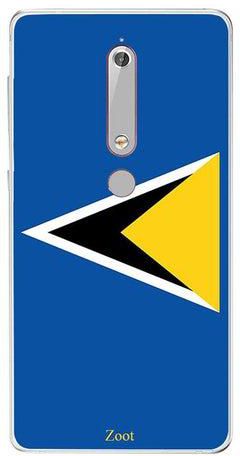 Skin Case Cover -for Nokia 6 Saint Lucia Flag Saint Lucia Flag