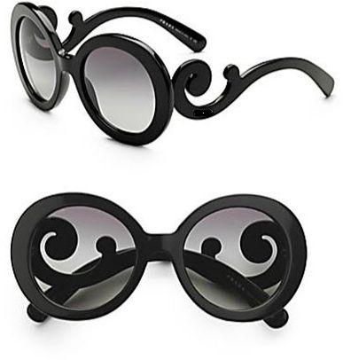 Round Sunglasses For Women, Black