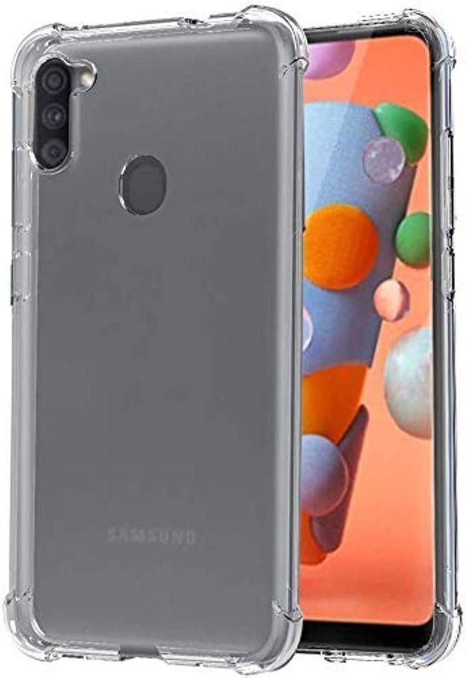 جراب شفاف ومضاد للصدمات لهاتف سامسونج جالاكسي ايه 11 و ام 12 Samsung Galaxy A11 & M11