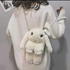 Fuchsia Cute Rabbit CrossBody Shoulder Bag Backpacks Girls Fashion Mini Handbags