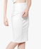 White Midi Pencil Skirt