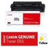 Canon Genuine Toner, Cartridge 055 Yellow (3013C001) 1 Pack Color imageCLASS MF741Cdw, MF743Cdw, MF745Cdw, MF746Cdw,LBP664Cdw Laser Printers