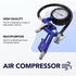 Forsage Heavy Duty Multipurpose Air Compressor Accessories Kit Pressure Gun for Measuring