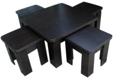 Center Table With 4 Stools
