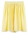 Sunweb Chiffon Pleated Short Skirt (Yellow)