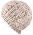 1PC Women's Hat Casual Style Solid Color Knitting Warm Hat Accessory