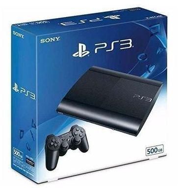 Sony PS3 Super Slim - 500GB+ 25 Latest Games Such As FIFA 2021, PES 2022, GTA V Etc