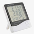 RDN Wall Hanging Digital LCD Thermometer Hygrometer Temperature Humidity Meter Gauge Alarm Clock /Humidity [ Model : HTC-2 ]