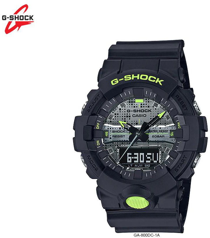 Casio G-Shock GA-800DC Analog-Digital Combination Watches 100% Original