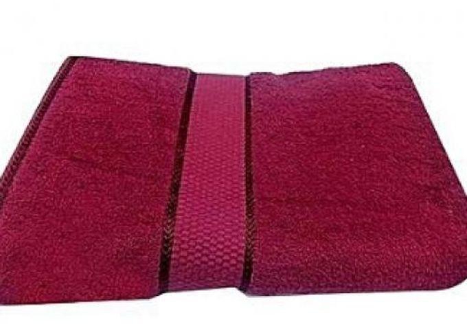 Polo Large Pure Cotton Towel - Maroon