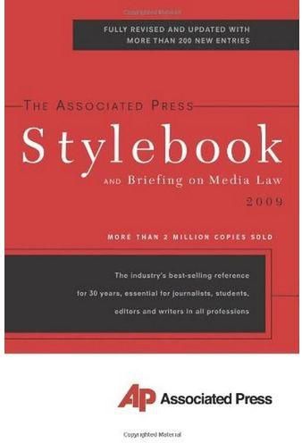 Generic The Associated Press Stylebook 2009 (Associated Press Stylebook & Briefing on Media Law) ,Ed. :4