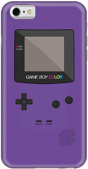 Stylizedd  Apple iPhone 6 Premium Slim Snap case cover Gloss Finish - Gameboy Color - Purple  I6-S-138