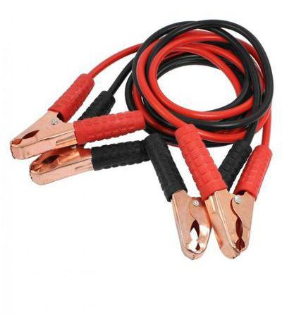 400A Car Battery Cable Clip - Red/Black - 2M