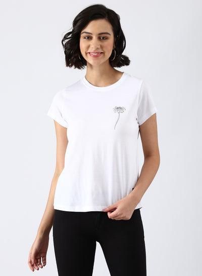 Regular Fit Casual T-Shirt White
