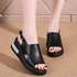ALagzi 2022 Women's Fashion Wedge Sandals - Black